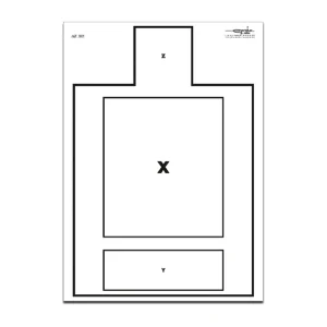 Cible M1 format 50x70 papier