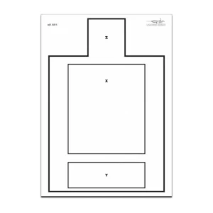 Cible M11 format 50x70 carton