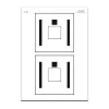 Cible M3 format 50x70 carton