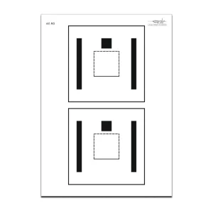 Cible M3 format 50x70 carton