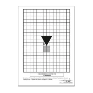 Cible de réglage MINIMI format 21x29.7 papier