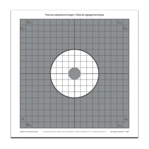Cible thermique passive de réglage Sigma-Tactical format 21x21