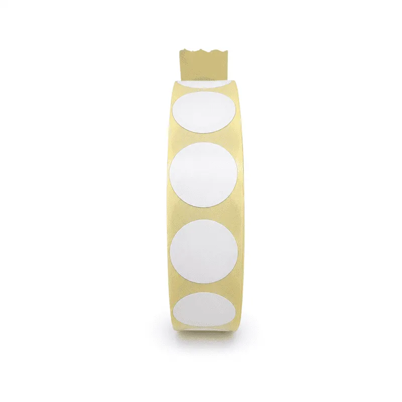 Disques autocollants 15 mm gravolux blanc
