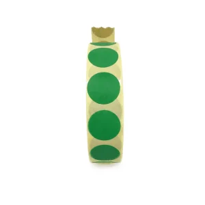 Disques autocollants 15 mm gravolux vert