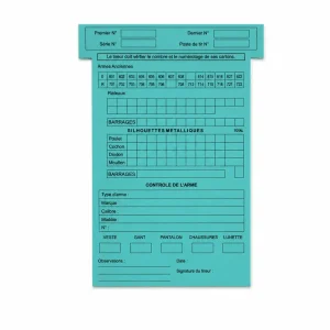 Fiche planning universelle T3 134x80mm bleu 3