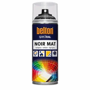 Peinture en aérosol noir mat gravolux