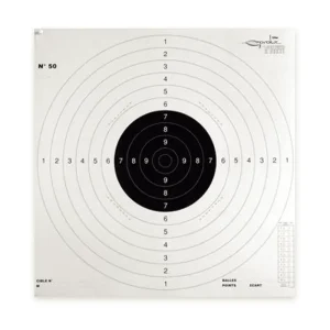 Pistolet 25/50 mètres (N°50) format 51x52 papier