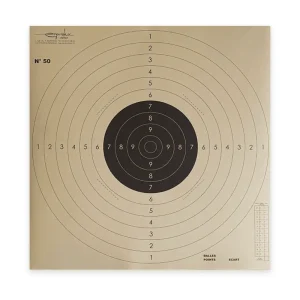 Pistolet 25/50 mètres (N°50) format 52x53 carton