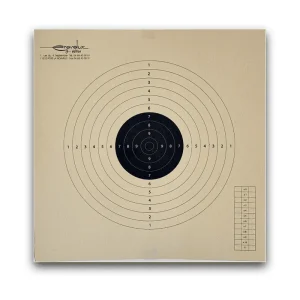 Pistolet 25/50 mètres réduite carabine TAR format 34x34 carton