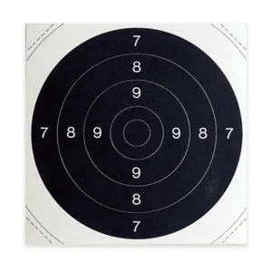 Pistolet 25/50 mètres visuel format 21x21 carton