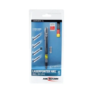 Pointeur laser rouge ANSMANN 4 en 1 2