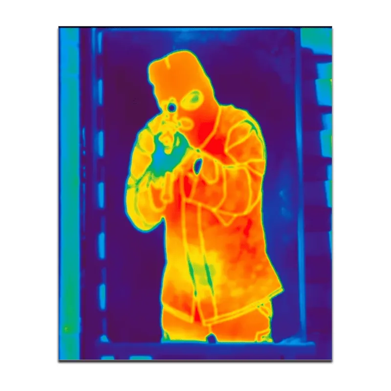 Silhouette photo couleur HEAT 1 THERMIQUE format 65x99 carton