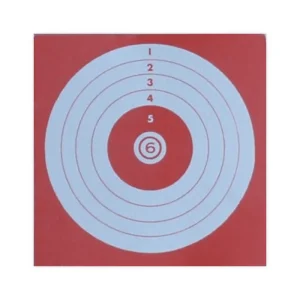 Tir forain fond rouge format 10x10 carton