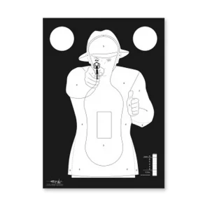 Tir rapid 7 mètres bis format 50x70 papier